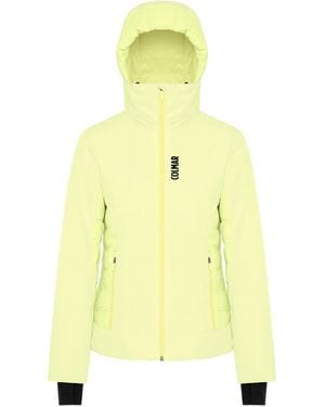 Colmar Zip-Up Hooded Performance Jacket - Yellow