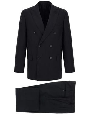 Brioni Lipari Double-Breasted Suit - Blue