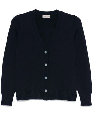 Blanca Vita ニットカーディガン - ブルー