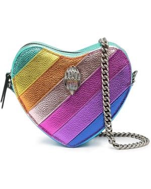 Kurt Geiger Kensington Heart Leather Crossbody Bag - Multicolour
