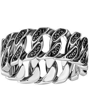 Thomas Sabo Ring Mit Panzerkette - Weiß
