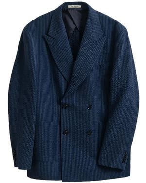 GANT Double-Breasted Blazer - Blue