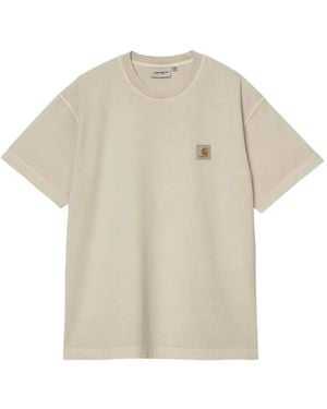 Carhartt Vista Logo-Chest T-Shirt - White