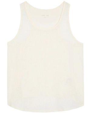 Literary Sport Scoop-Neck Top - White