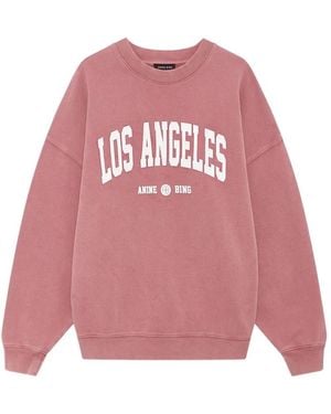 Anine Bing Miles Sweatshirt Los Angeles University - Pink