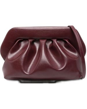 THEMOIRÈ Gathered Clutch Bag - パープル