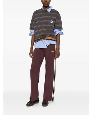 Autry Side-Stripe Track Trousers - Purple