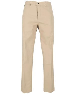 Incotex Pantalones Rectos Con Pinzas - Neutro