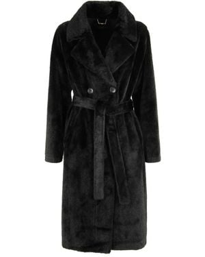 Seventy Double-Breasted Belted Coat - Black