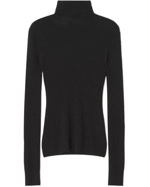 Lanvin Jersey Con Cuello Alto - Negro