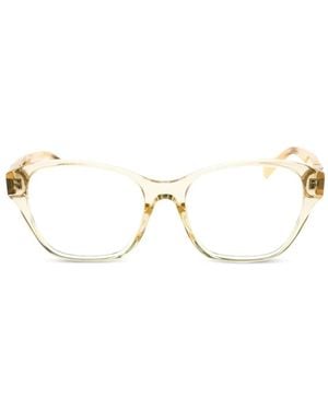 Ralph Lauren Lunettes De Vue À Monture Rectangulaire - Natural