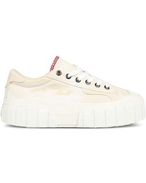 DIESEL プラットフォーム スニーカー - ナチュラル
