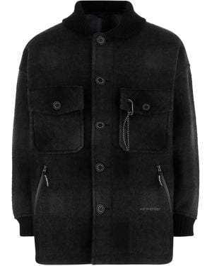 and wander Buttoned Pocket Jacket - Black