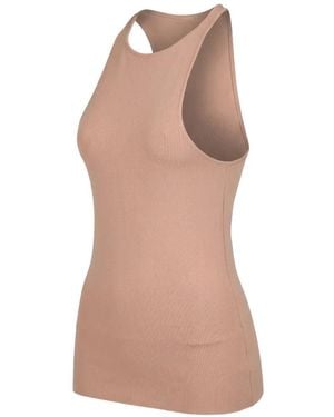 Valentino Garavani Ribbed Sleeveless Top - Pink