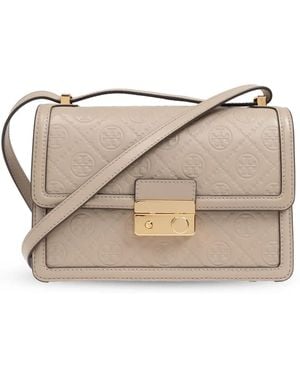 Tory Burch Borsa A Spalla T Monogram - Neutro