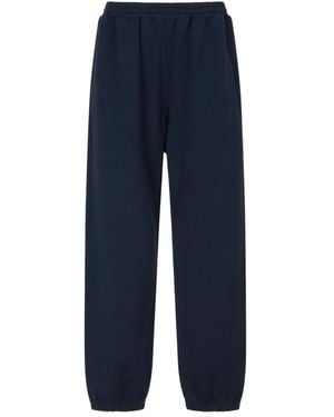 Marni Grawstring Logo-Print Track Trousers - Blue