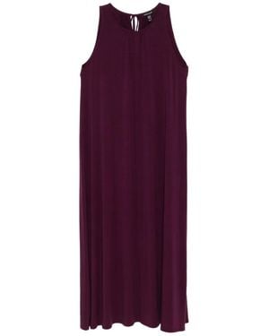 Eileen Fisher タンクジャージードレス - パープル