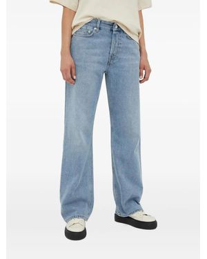 Won Hundred Pantalones con detalle envejecido - Azul