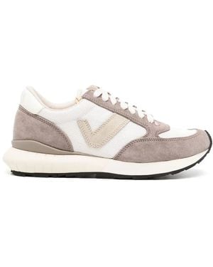 Visvim Paneled Lace-Up Sneakers - White