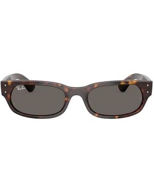 Ray-Ban Occhiali Da Sole Rb2236 Con Montatura Rettangolare Effetto Tartarugato - Grigio