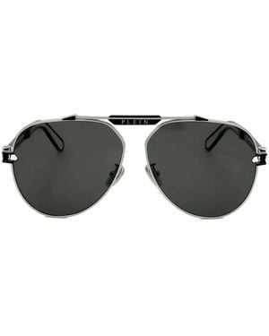 Philipp Plein Getönte Pilotenbrille - Mettallic