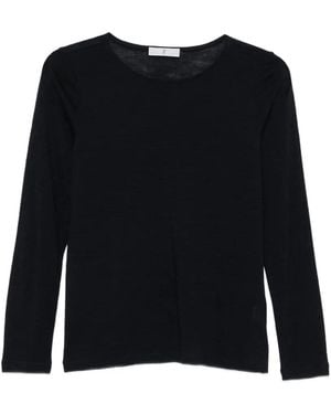 Whyci Long-Sleeve Top - Black