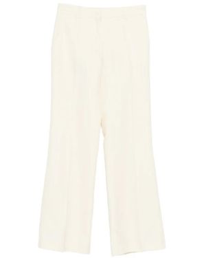 Alberto Biani Wide-Leg Trousers - White