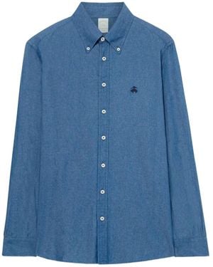 Brooks Brothers Button-Down Denim Shirt - Blue