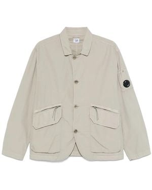 C.P. Company Lens-Detail Blazer - White