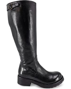 Madison Maison Botas Altas Con Cremallera - Negro