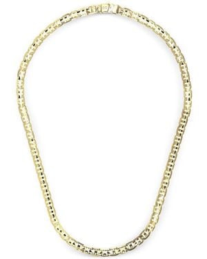Desmo Collar Dallas Con Cadena Plana - Metálico