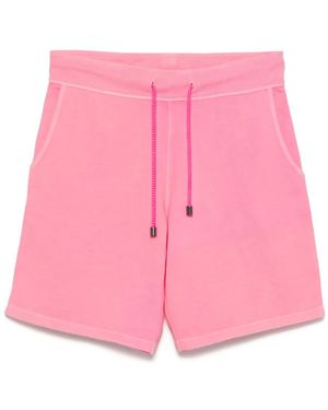 Juvia Cotton-Blend Shorts - Pink