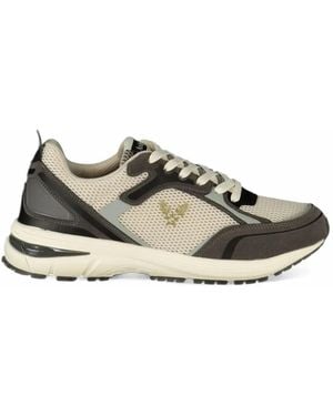 Avirex Mesh Panelled Trainers - White