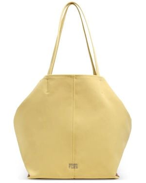 Bimba Y Lola Logo-Detail Shoulder Bag - Yellow