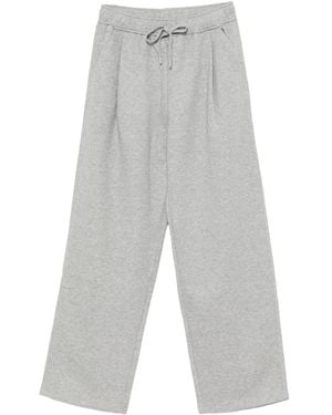 B+ AB Pleated Track Trousers - Grey