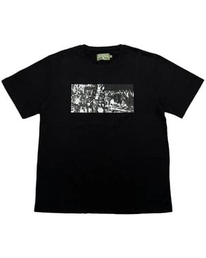 DENIM TEARS Entertainment Short-Sleeve T-Shirt - Black