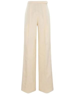 Dorothee Schumacher Pleated Palazzo Trousers - White