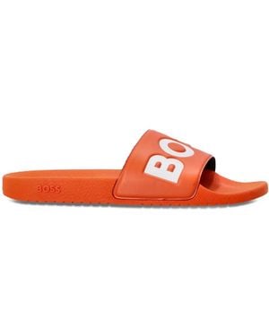 BOSS Logo-Detail Slides - Red