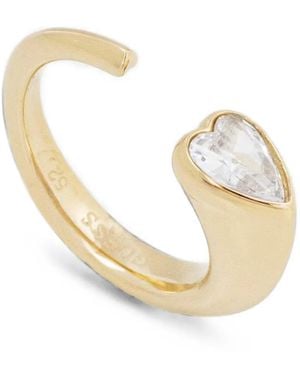 Guess Anillo Love Con Detalle De Corazón - Metálico