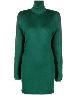 Philosophy Di Lorenzo Serafini ドレープスリーブ ニットドレス - グリーン