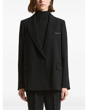 Peserico フラップポケット シングルジャケット - ブラック