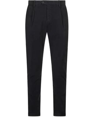 Mason's Pantalones Osaka 1 Pince Con Pinzas - Negro