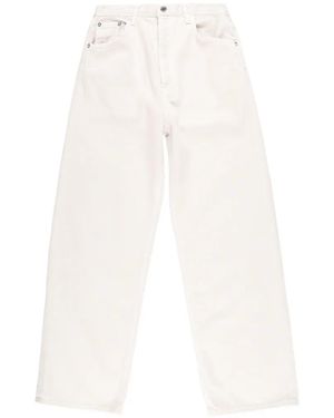 Agolde Vaqueros Low Slung - Blanco
