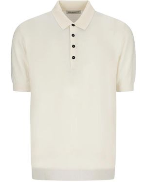 GOES BOTANICAL Short-Sleeve Wool Polo Shirt - Natural