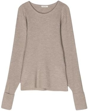By Malene Birger Kadence Wool Jumper - Natural