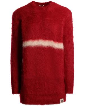 Bally Mohairpullover mit Rundhalsausschnitt - Rot