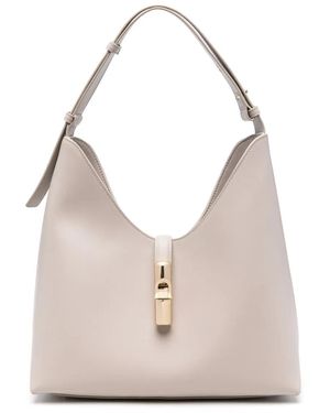 Furla ロゴ ショルダーバッグ - ナチュラル