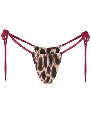 FAE SWIM Birdie Bikini Briefs - Pink