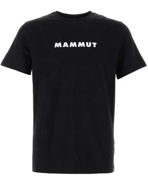 Mammut Core T-Shirt Mit Logo-Print - Schwarz