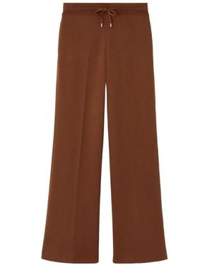 Loro Piana Pantaloni Viera Con Coulisse - Marrone